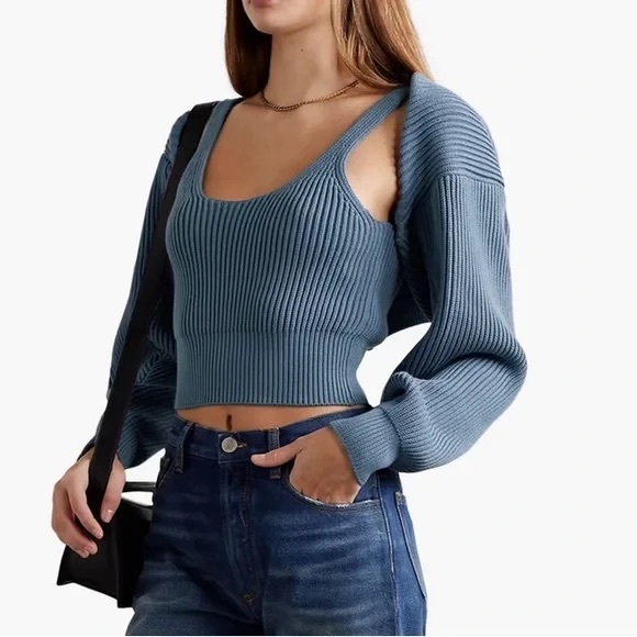 alexanderwang.t cropped crewneck shrug - Picture 10 of 10